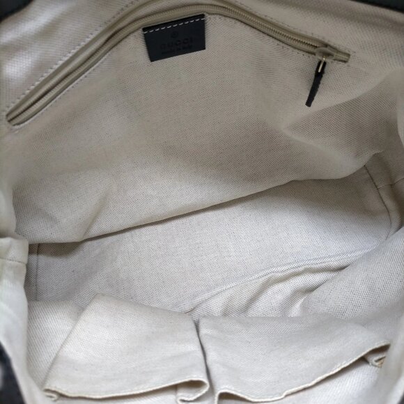 Authentic Gucci Brown Canvas Hand Bag mn660-121325 - Picture 11 of 16